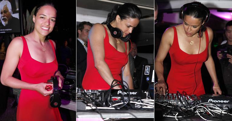Michelle Rodriguez anima pista em Cannes