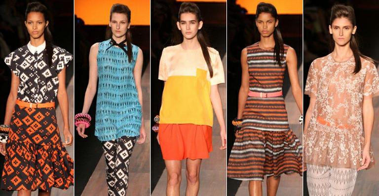 Andrea Marques: desfile clássico e colorido