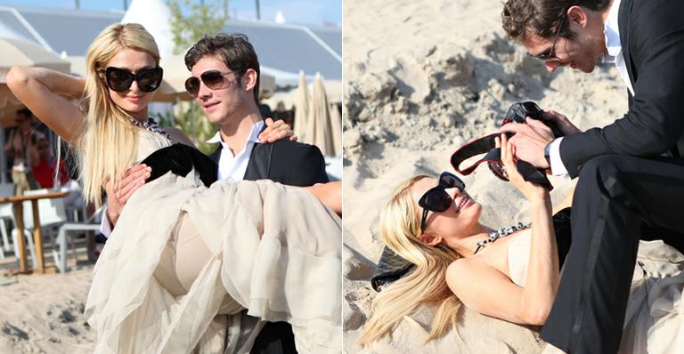 Paris Hilton em ensaio fotográfico na Riviera Francesa