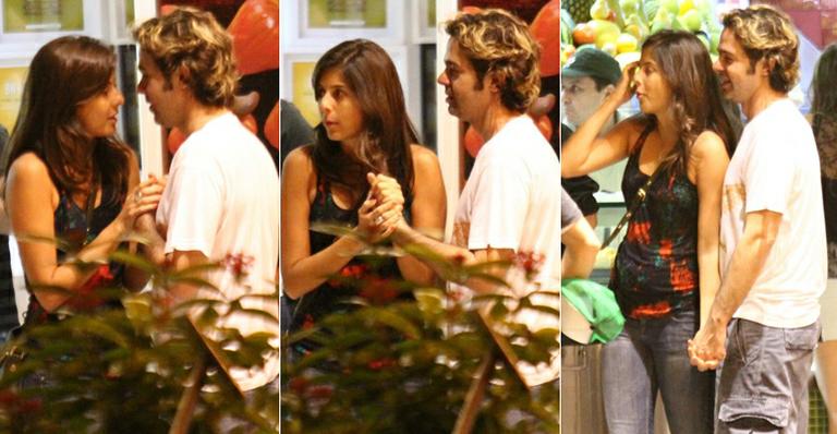 Bruno Mazzeo em clima de romance no Rio