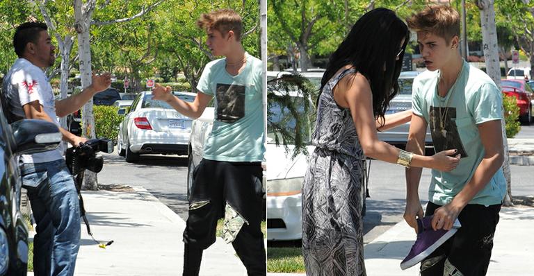 Justin Bieber se envolve em briga com paparazzo e treina com Mike Tyson