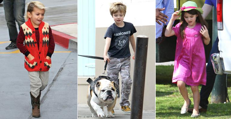 Veja os looks de Shiloh, Kingston e Suri. Vote no mais estiloso!