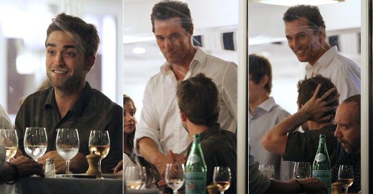 Robert Pattinson e Matthew McConaughey se encontram, acidentalmente, em Los Angeles