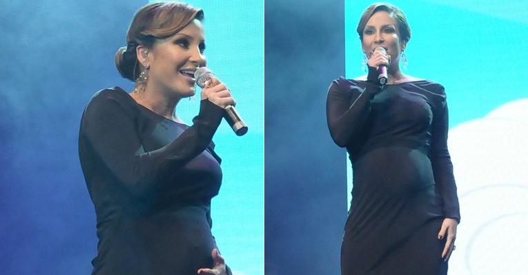 Grávida, Claudia Leitte conta que o filho Davi escolheu o nome do irmão