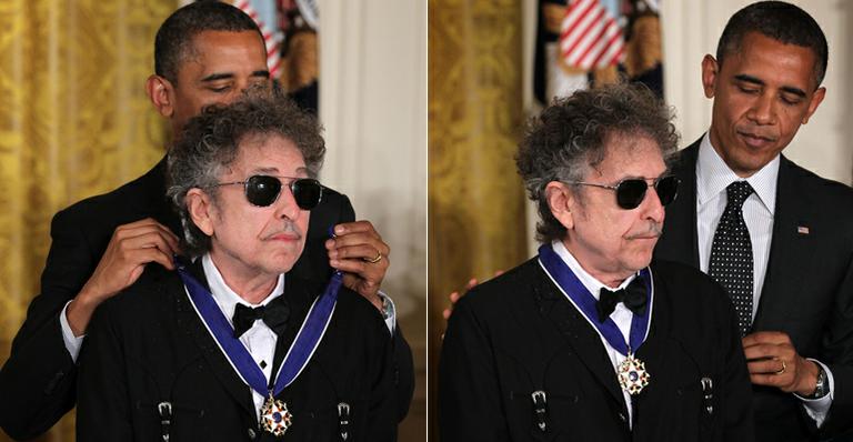 Bob Dylan recebe Medalha da Liberdade das mãos de Barack Obama na Casa Branca