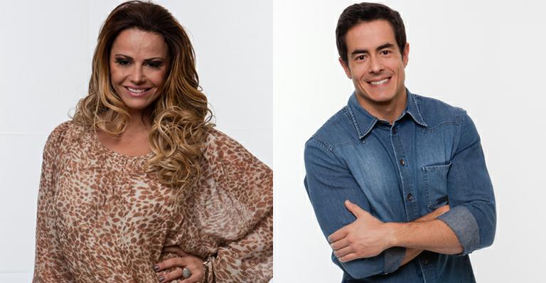 Viviane Araújo faz cara de nojo ao reprovar o visual de Felipe Folgosi
