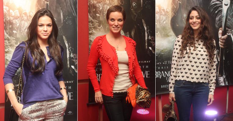 Famosas assistem ao filme ‘Branca de Neve e o Caçador’ em première