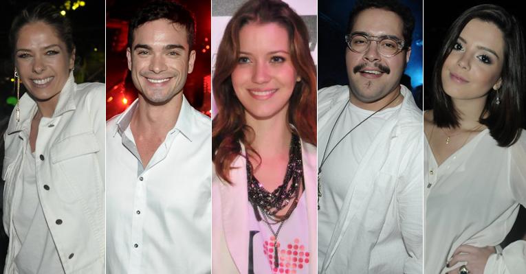 Em festa eletrônica, Nathalia Dill e famosos celebram a vida de branco