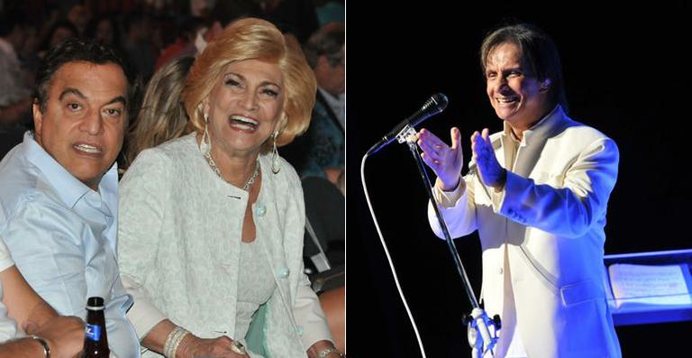 Hebe Camargo prestigia show de Roberto Carlos em Miami