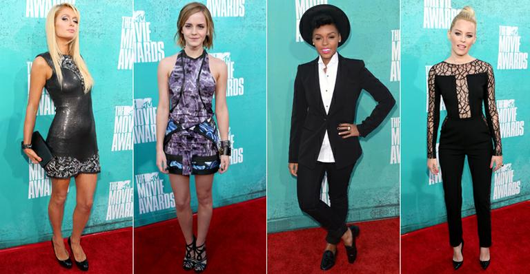 Os looks das estrelas no tapete vermelho do MTV Movie Awards e os vencedores da premiação