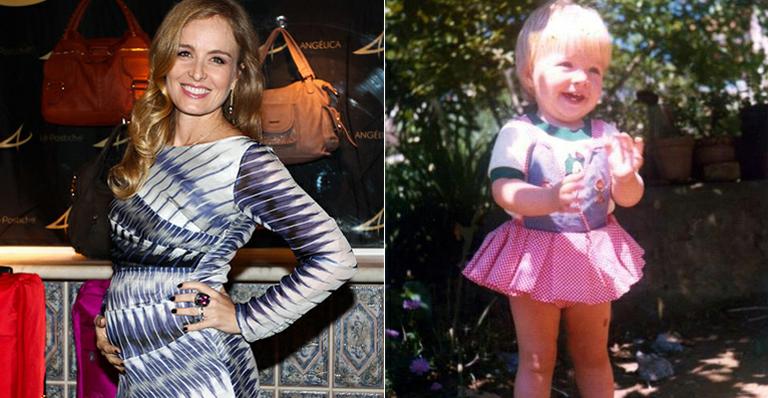 Angélica mostra foto da infância e brinca: ‘Olha minha baby’