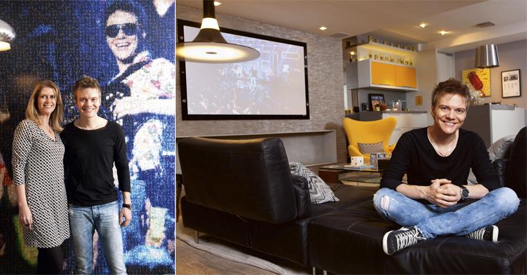 Ídolo Michel Teló se encanta com suíte high tech