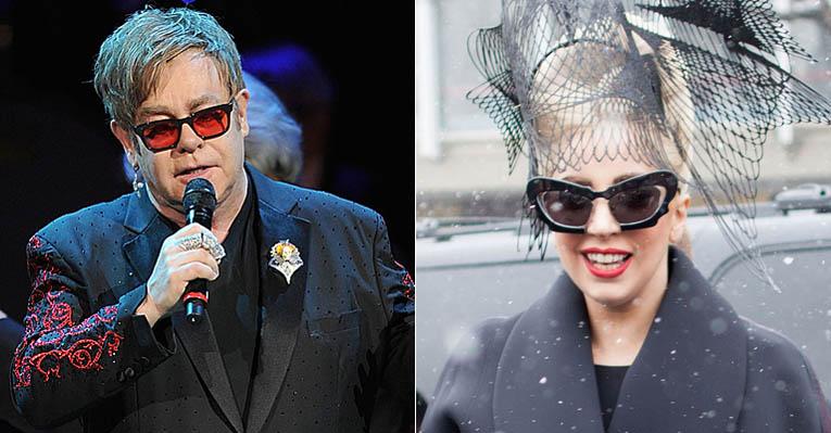 Elton John está preocupado com a saúde de Lady Gaga