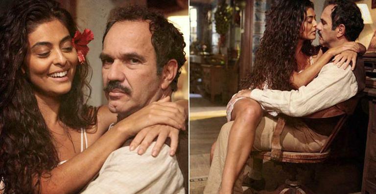 Clima de romance entre os personagens de Juliana Paes e Humberto Martins nas cenas de ‘Gabriela’