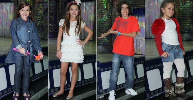 Estrelas mirins em estreia de espetáculo da Disney no Rio de Janeiro