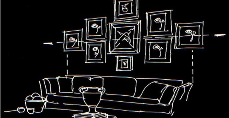 Living Design: Aprenda a harmonizar quadros de tamanhos diferentes
