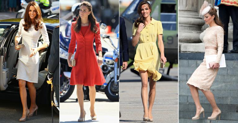 Kate Middleton usa o mesmo sapato doze vezes