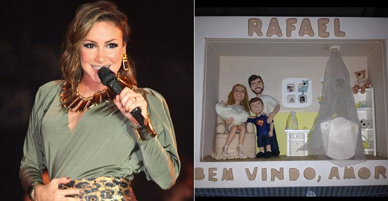 Claudia Leitte mostra presente dos fãs para o segundo filho, Rafael, e a capa de seu novo álbum