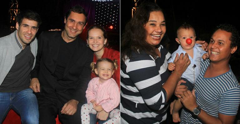 Na companhia dos amados, Fernanda Rodrigues e Solange Couto vão ao circo com os filhos