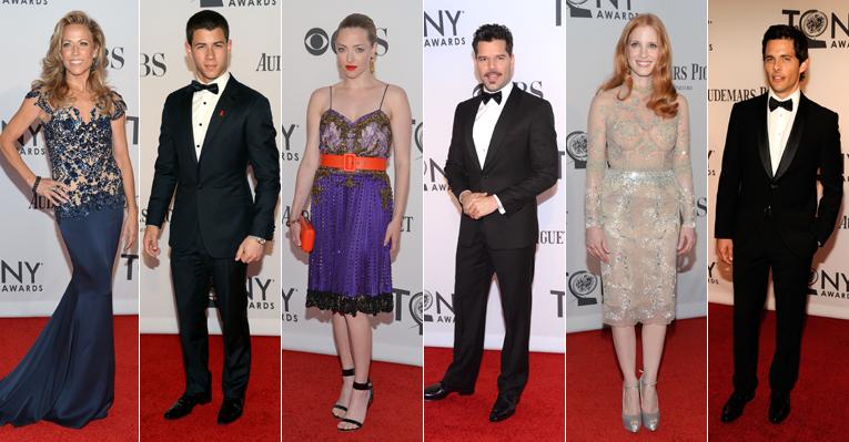 A escolha dos famosos para o tapete vermelho do Tony Awards 2012
