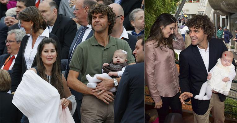 Gustavo Kuerten leva a família a Roland Garros