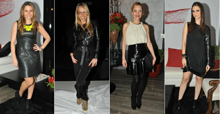 Estrelas esbanjam estilo em looks de couro da Iódice