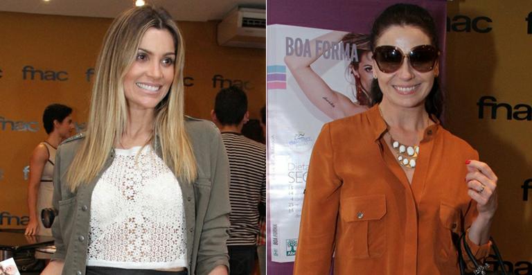 Flávia Alessandra e Giovanna Antonelli revelam os segredos da boa forma