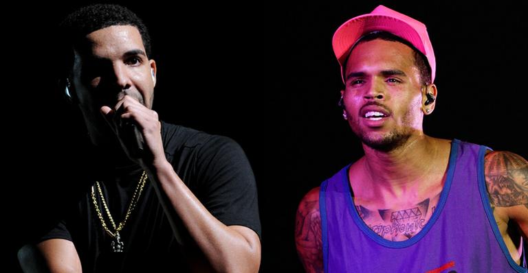 Chris Brown e Drake brigam em bar por causa de Rihanna