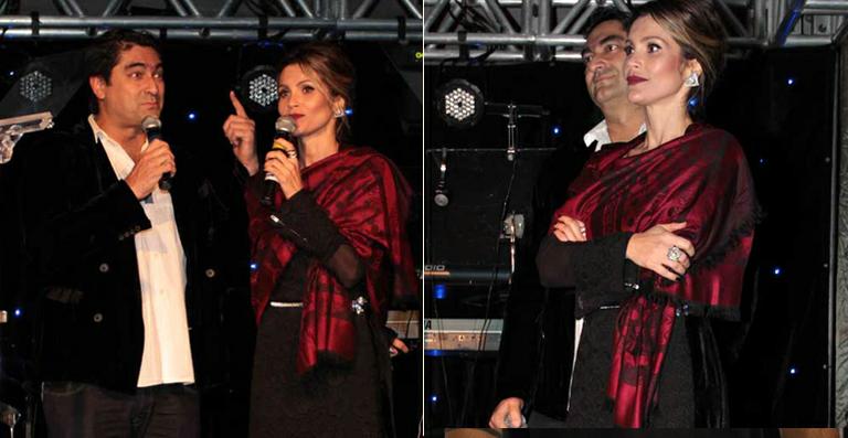Zeca Camargo e Flávia Alessandra participam de evento em prol do Graacc