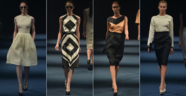 Preto e branco é tendência para o verão do estilista Vitorino Campos