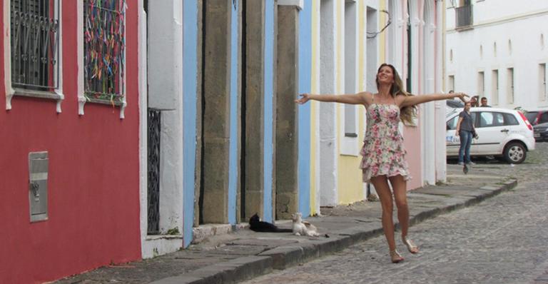 Gisele Bündchen publica foto no Pelourinho