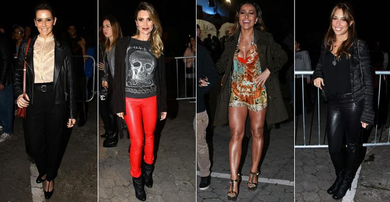 Deborah Secco, Flávia Alessandra e outros famosos em festival de música em São Paulo