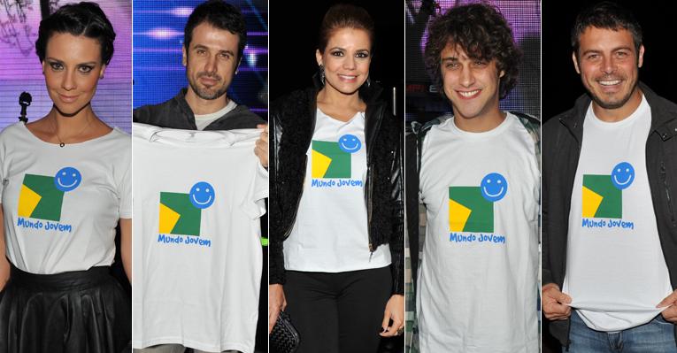 Nívea Stelmann e famosos animam show beneficente em São Paulo
