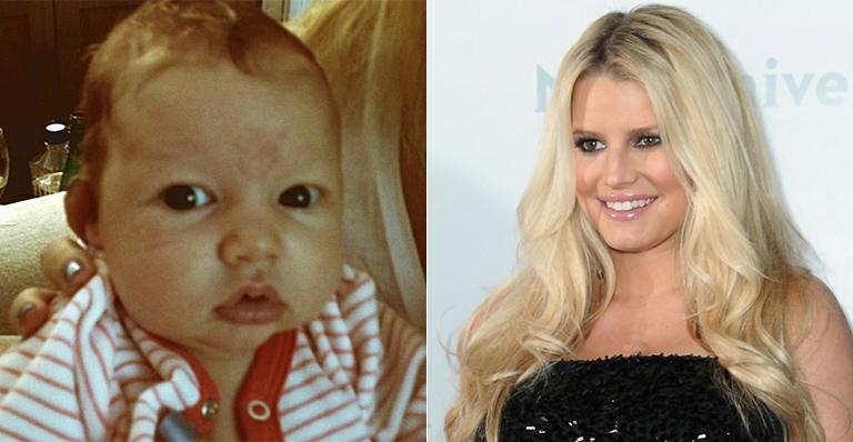 Jessica Simpson mostra a filha, Maxwell Drew, pela primeira vez