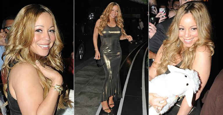 Mariah Carey vai a Londres para o aniversário do Príncipe Azim