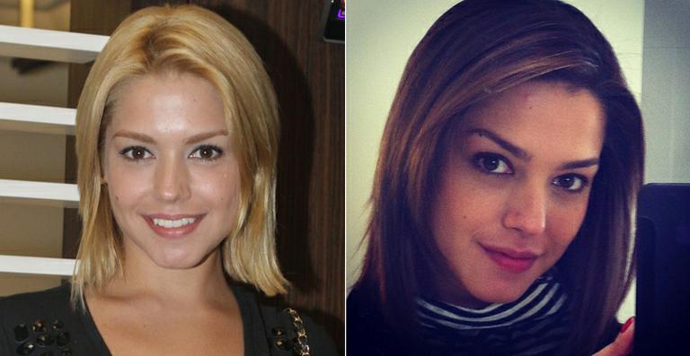 Thais Fersoza muda o visual e volta a ser morena