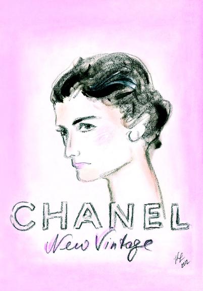 Chanel aposta em ilustração para promover seu desfile de alta-costura em Paris