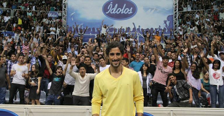 Marcos Mion apresenta o ‘Ídolos’ em audição no Rio de Janeiro