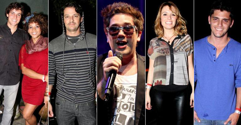Jota Quest reúne time de famosos em show no Rio