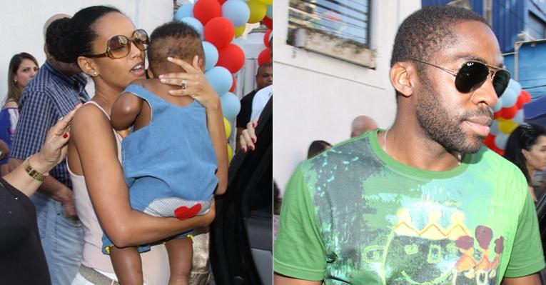 Taís Araújo e Lázaro Ramos comemoram aniversário de 1 ano do filho
