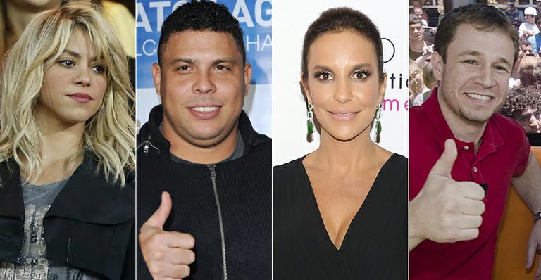 Shakira, Ronaldo, Ivete e outros vips vibram com vitória da Espanha na Eurocopa 2012