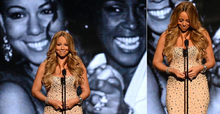 Mariah Carey se emociona em homenagem a Whitney Houston em Los Angeles. Veja o vídeo!