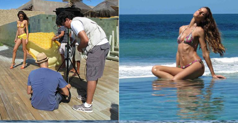 Izabel Goulart estrela campanha da Cia. Marítima