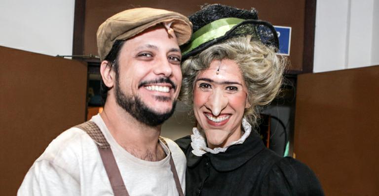 Lucio Mauro Filho e Maria Clara Gueiros mostram os bastidores do musical ‘O Mágico de Oz’