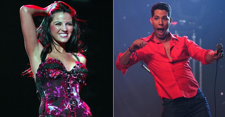 Christian Chávez e Maite Perroni dividem os microfones em show no México