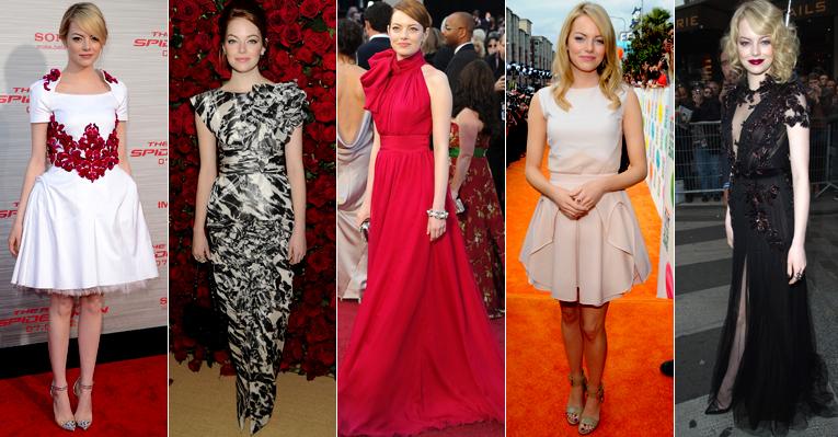 Os belíssimos looks de Emma Stone