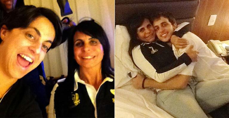 Depois de ‘A Fazenda’, Gretchen corre para o colo dos filhos
