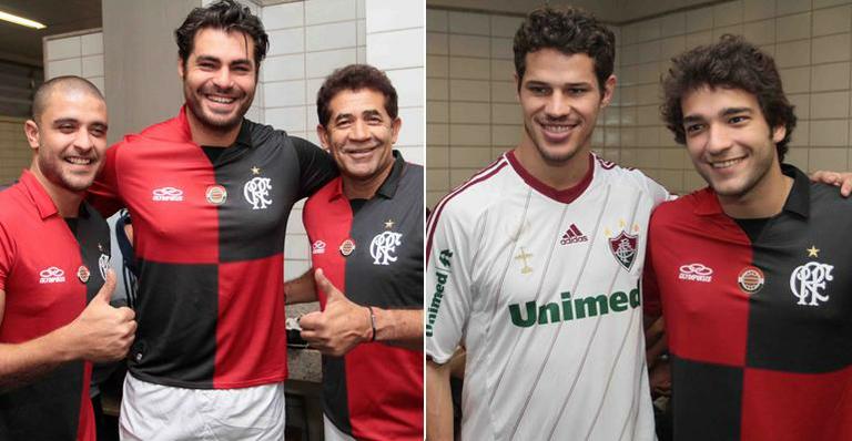Famosos jogam partida comemorativa pelos 100 anos de Fla-Flu