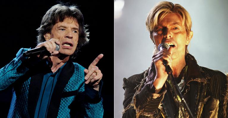 Cantores Mick Jagger e David Bowie viveram affaire, diz biografia