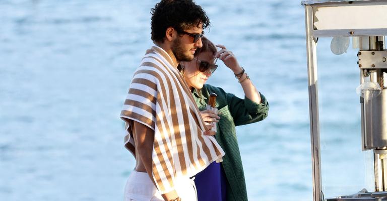 Alexandre Pato curte férias com a namorada Barbara Berlusconi no Rio